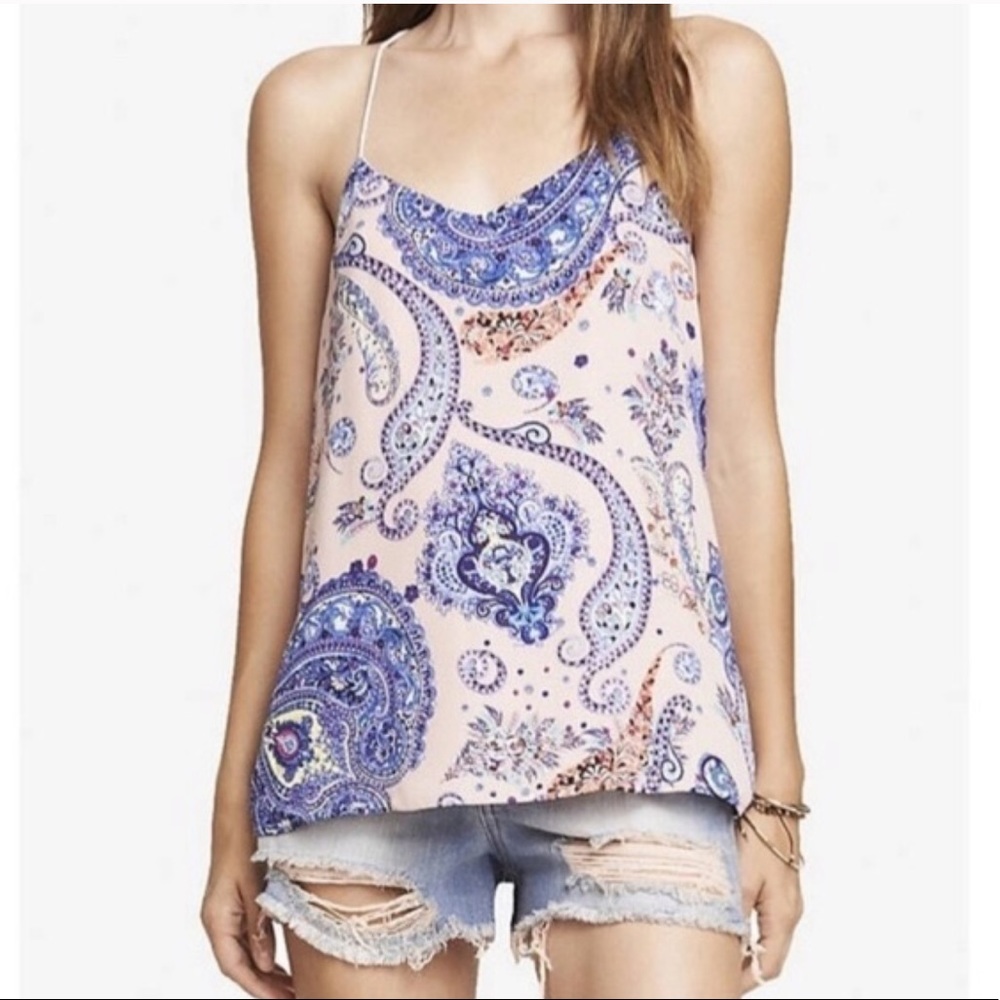 Paisley tank top from Express